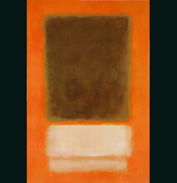 Mark Rothko Old Gold over White